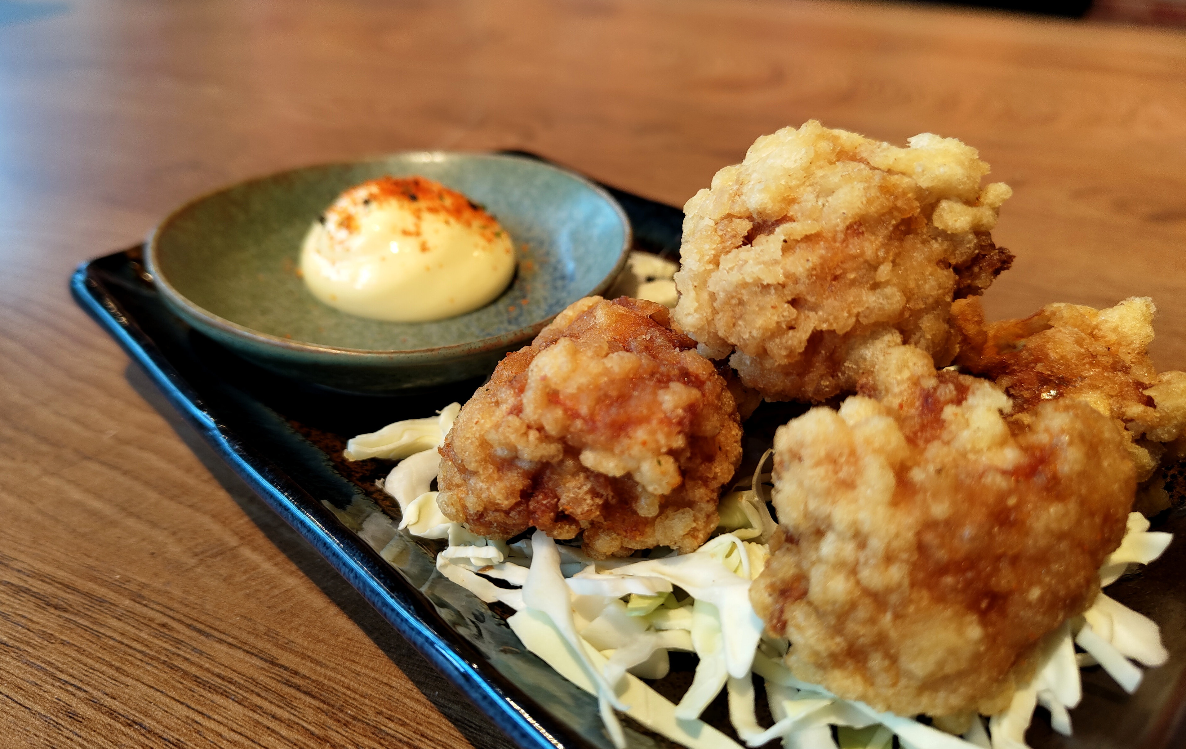 Juicy Pieces of Chicken Thigh Meat Deep Fried until Crispy