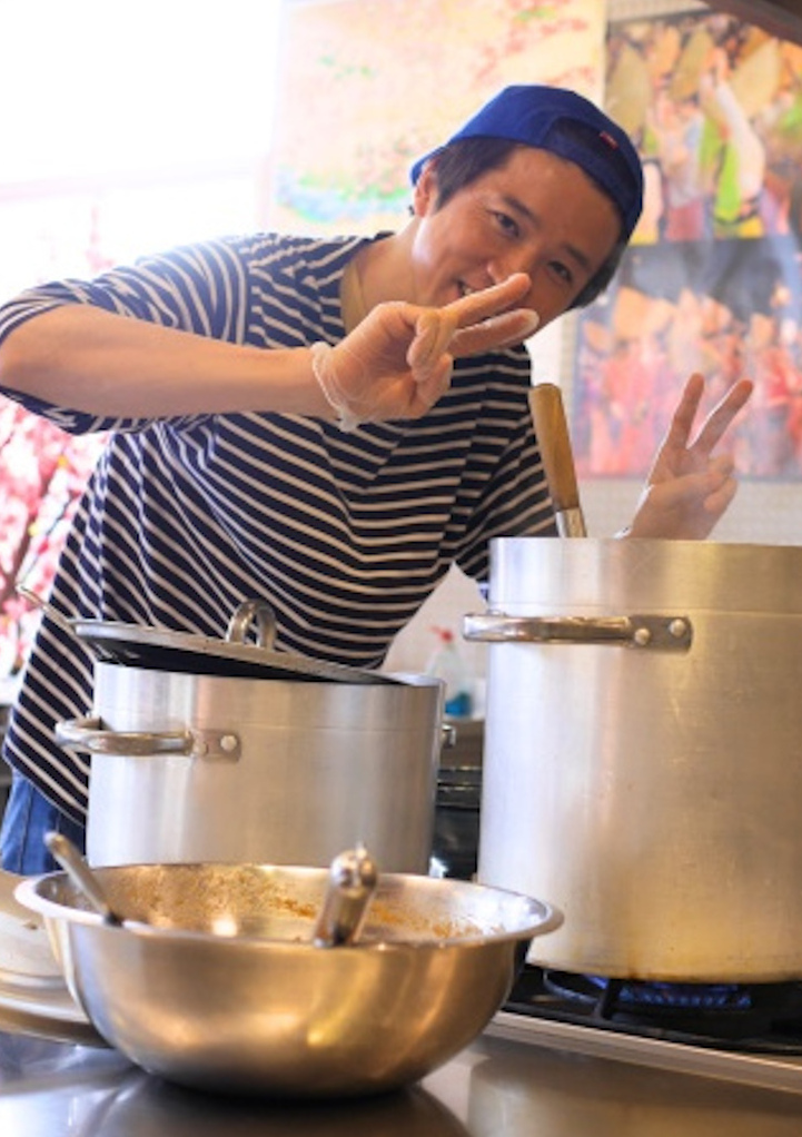 Taka in the kitchen